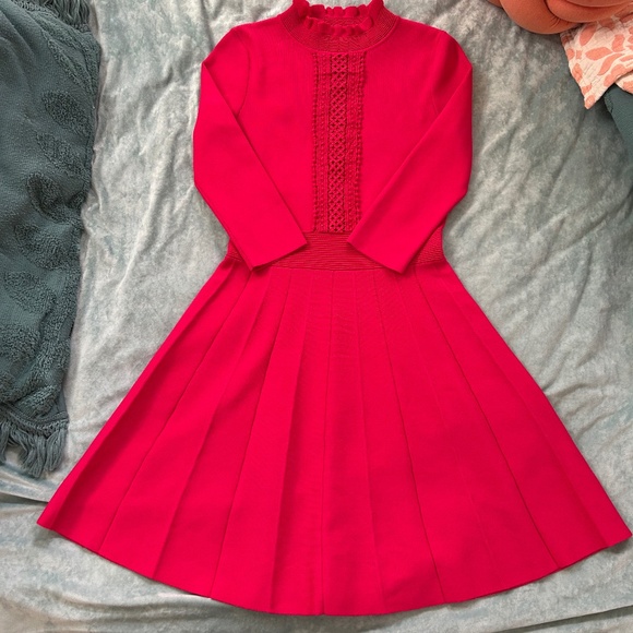 Bebe Fuchsia Dress! Size Medium! - Picture 2 of 11